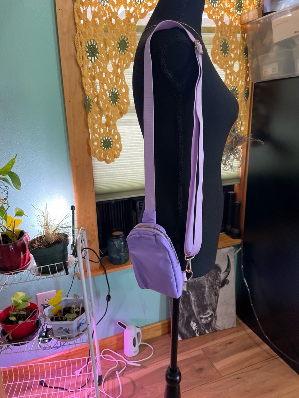 Lilac Crossbody Mini Bag